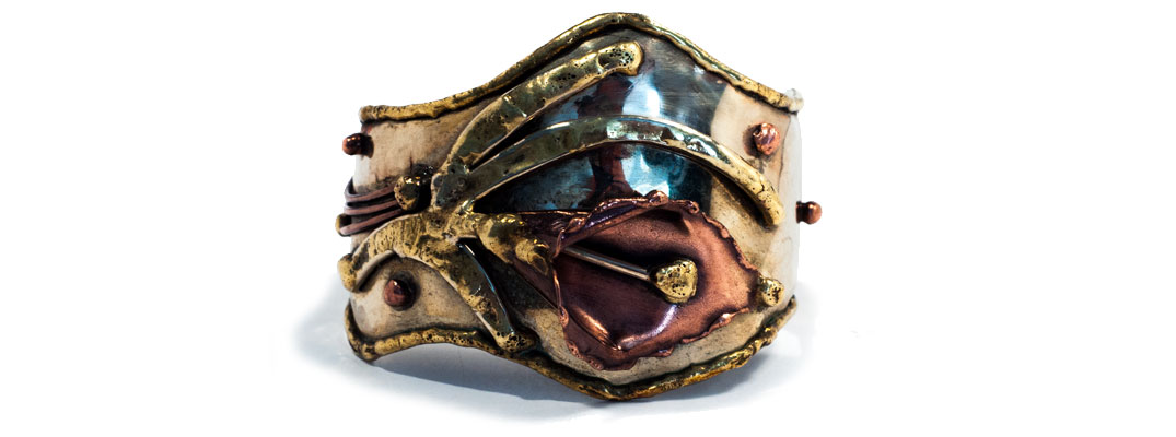 Copper Flower Bracelet